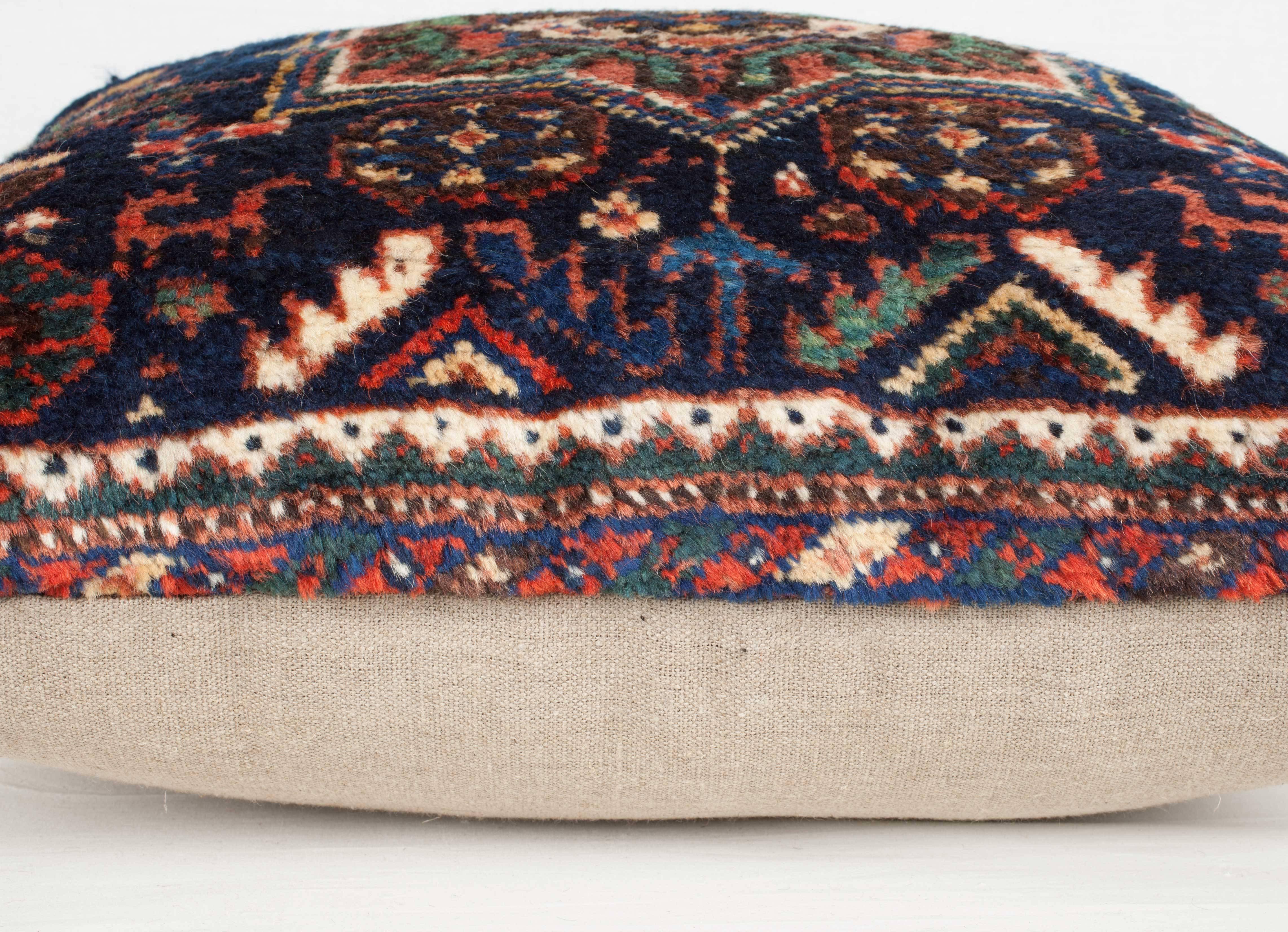 Antique Afshar Pillow In Good Condition For Sale In By Appointment Only, CA