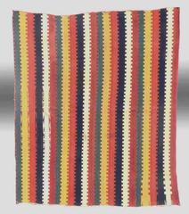 Antique Uzbek Kilim, Central Asia, Late 19th Century