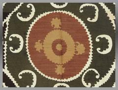 Vintage Uzbek Embroidery or Suzani, Central Asia, circa 1975