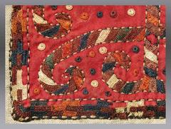 Antique Yomut Turkmen or Turkoman Embroidery, Central Asia, 19th Century