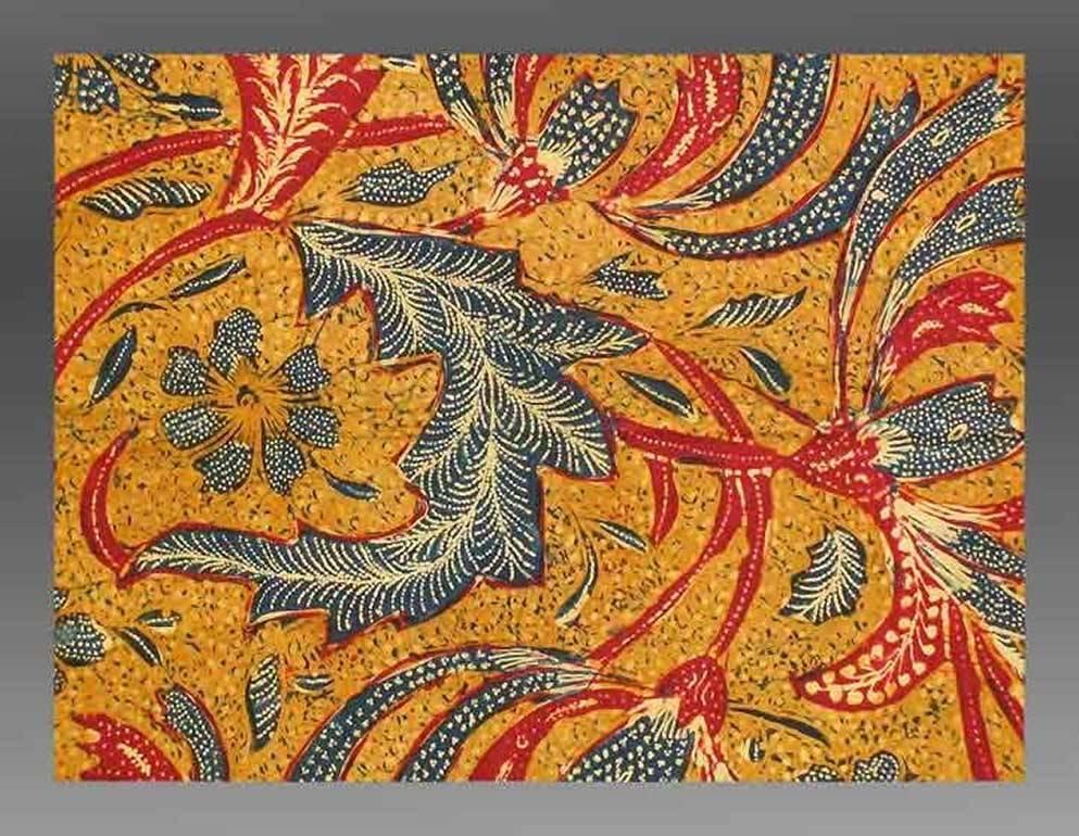 Mid-20th Century Old Indonesian Batik, circa 1930s For Sale