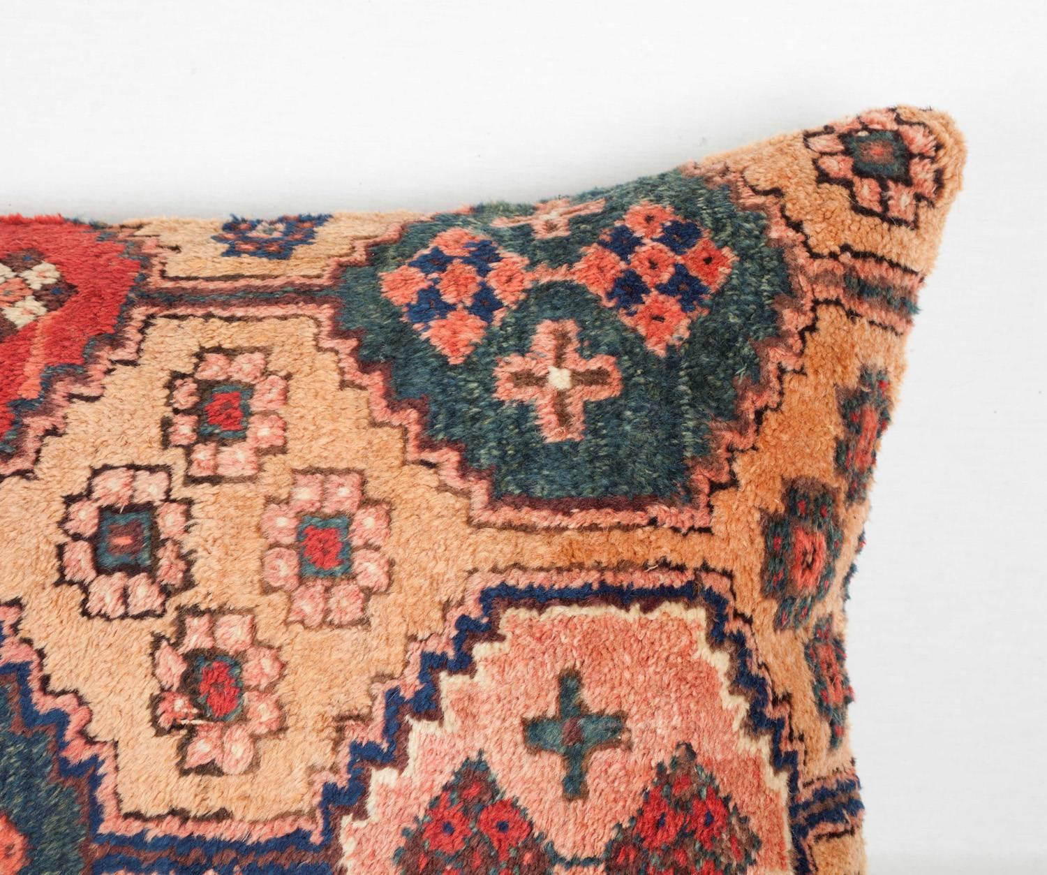 Antique Afshar Pillow  In Good Condition For Sale In By Appointment Only, CA