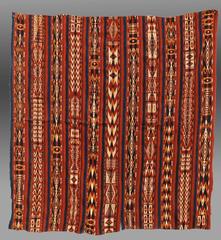 Antique Uzbek Kilim, Central Asia, Early 20th Century