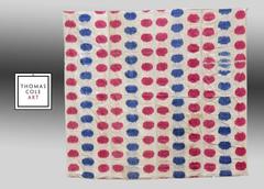 Antique Uzbek Ikat Panel, Central Asia, 19th Century