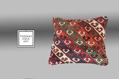 Colorful Antique East Anatolian Pillow