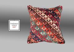 Antique East Anatolian, Turkey, Pillow, Colorful
