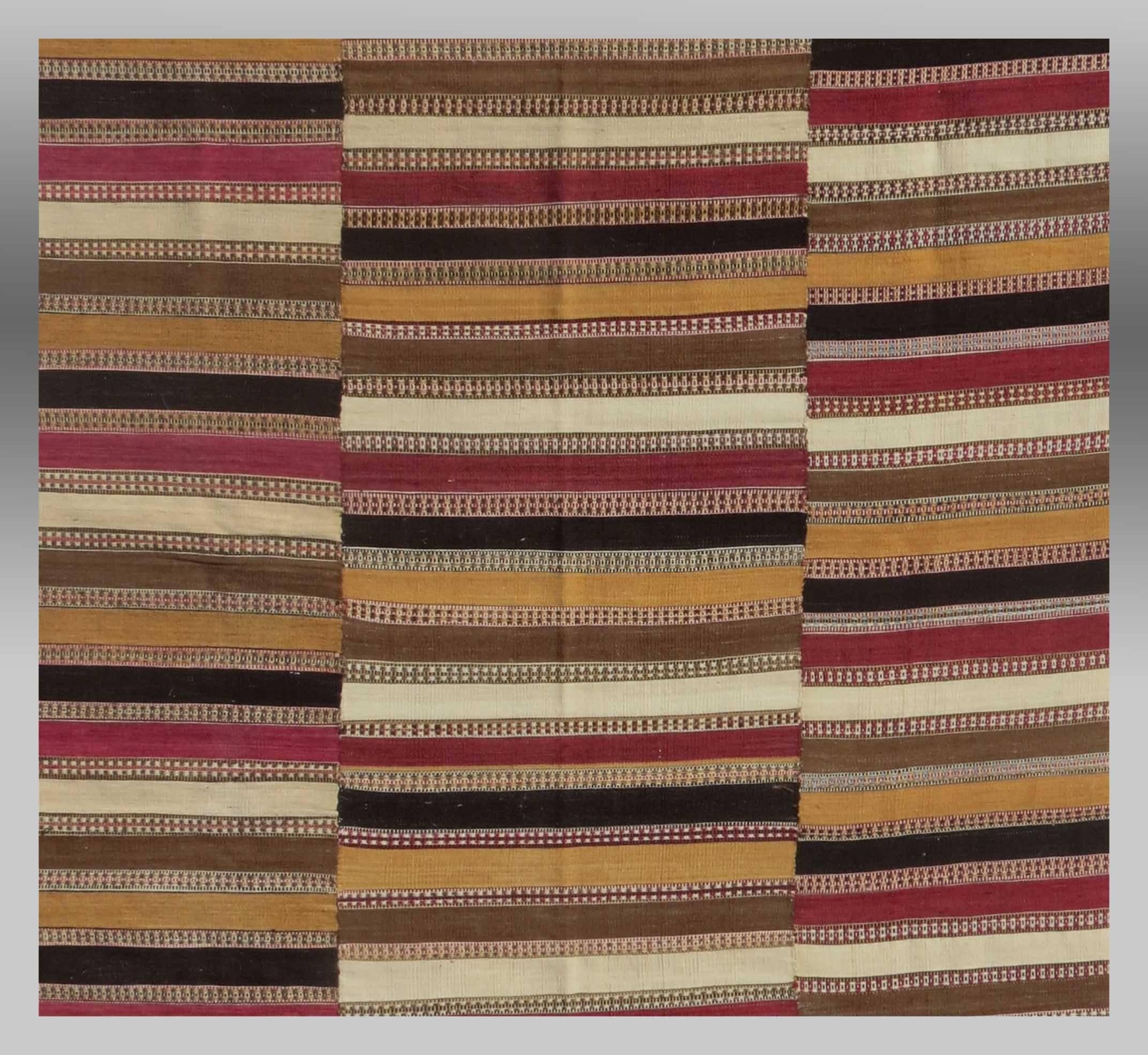 Tribal Kilim from Mazandaran Region of North Persia, Early to Mid-20th Century For Sale