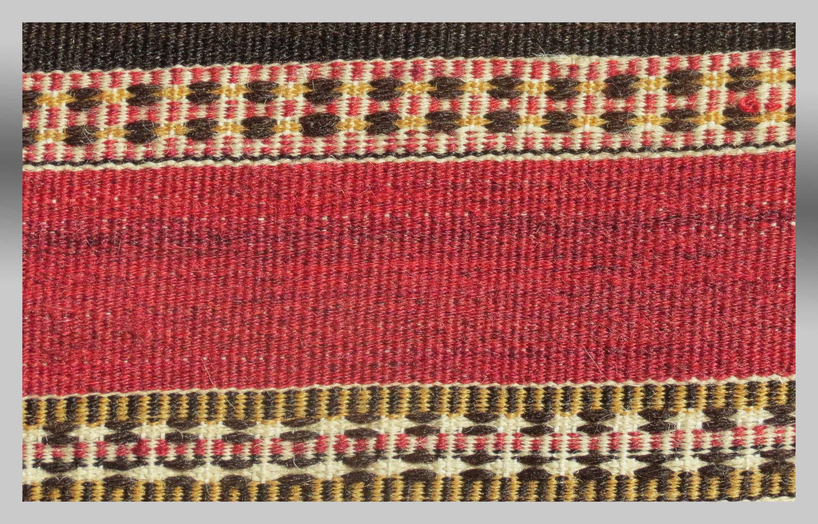 Wool Kilim from Mazandaran Region of North Persia, Early to Mid-20th Century For Sale