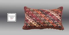 Antique East Anatolian 'Turkey' Pillow, Colorful