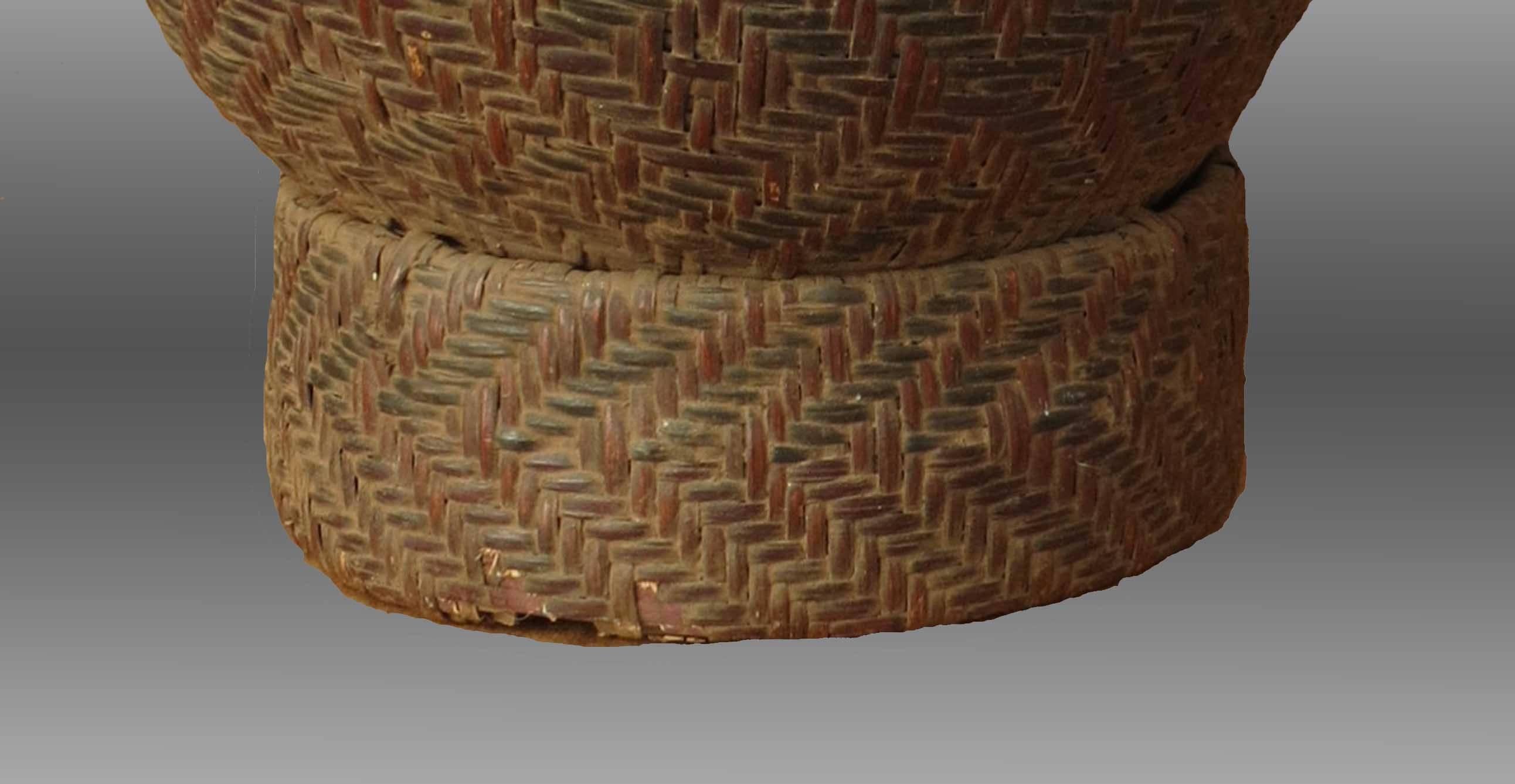 Congolese Woven Basketry/Gourd, Kuba from Democratic Republic of the Congo For Sale