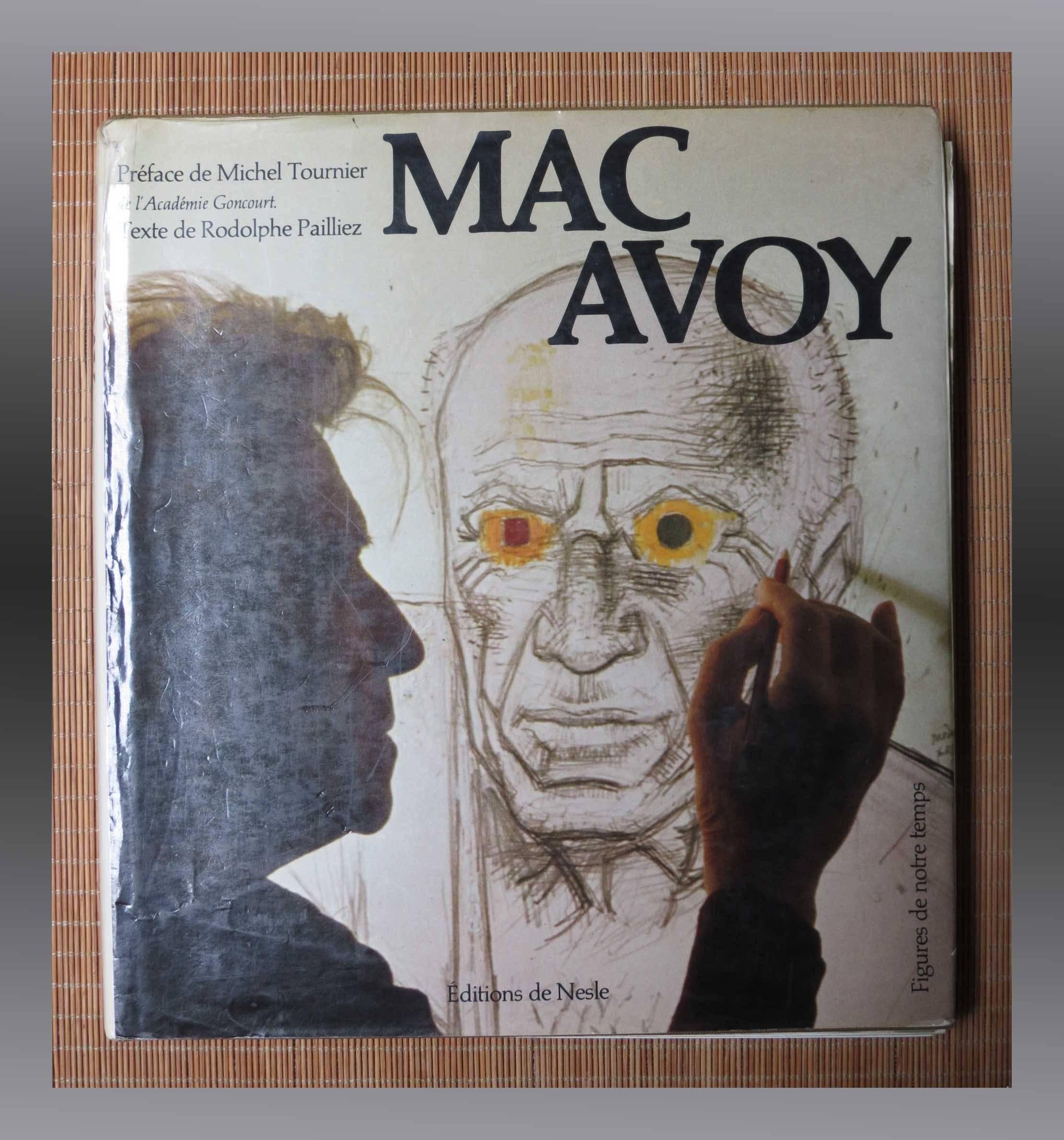 Painting by French Artist, Edouardo Mac; Avoy, 1991 For Sale 2