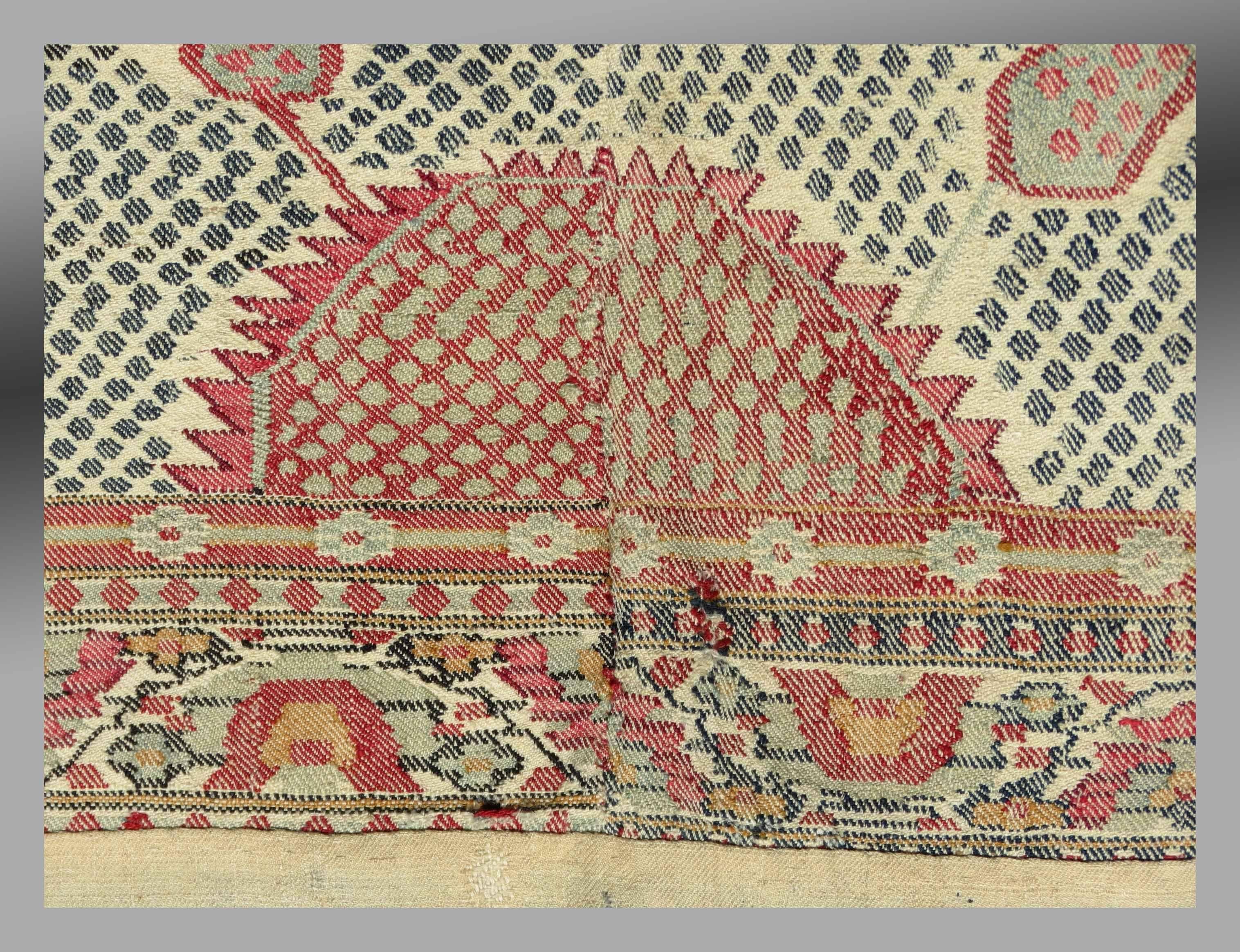 Indian Antique Kashmir Shawl 'Fragment, ' 