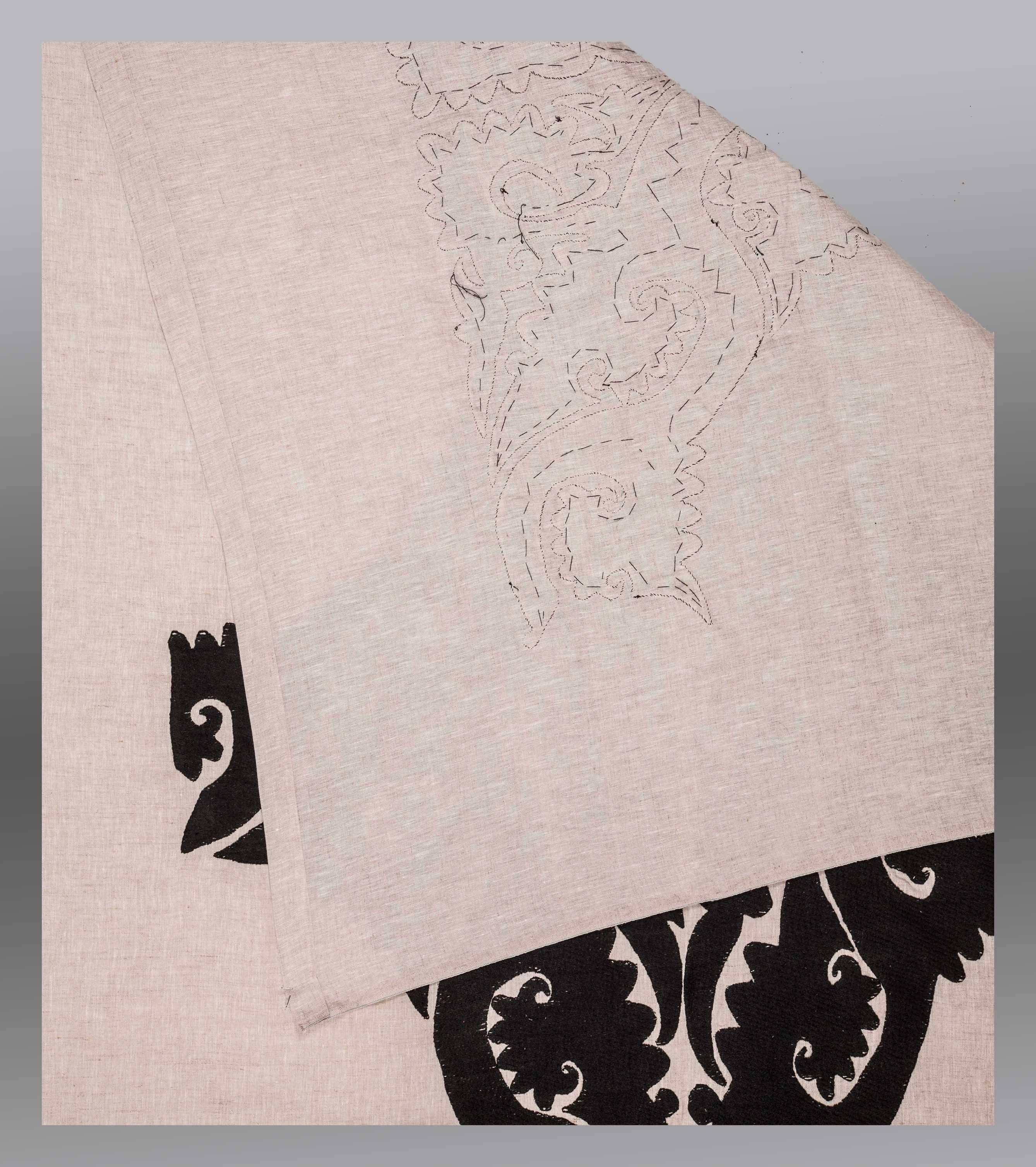 Vintage Uzbek Embroidery/Applique, Bed Spread/Wall Hanging For Sale 2