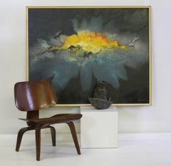 Untitled Midcentury Oil on Canvas Painting by Robert Lawson