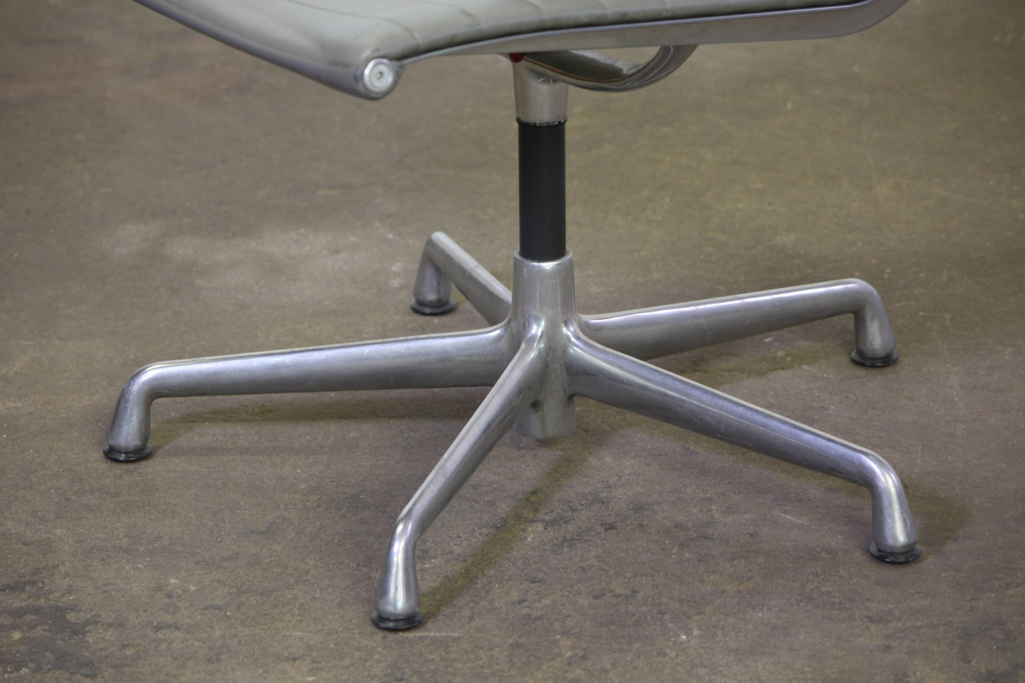 Aluminum Herman Miller Aluminium Group Side Chair by Charles and Ray Eames