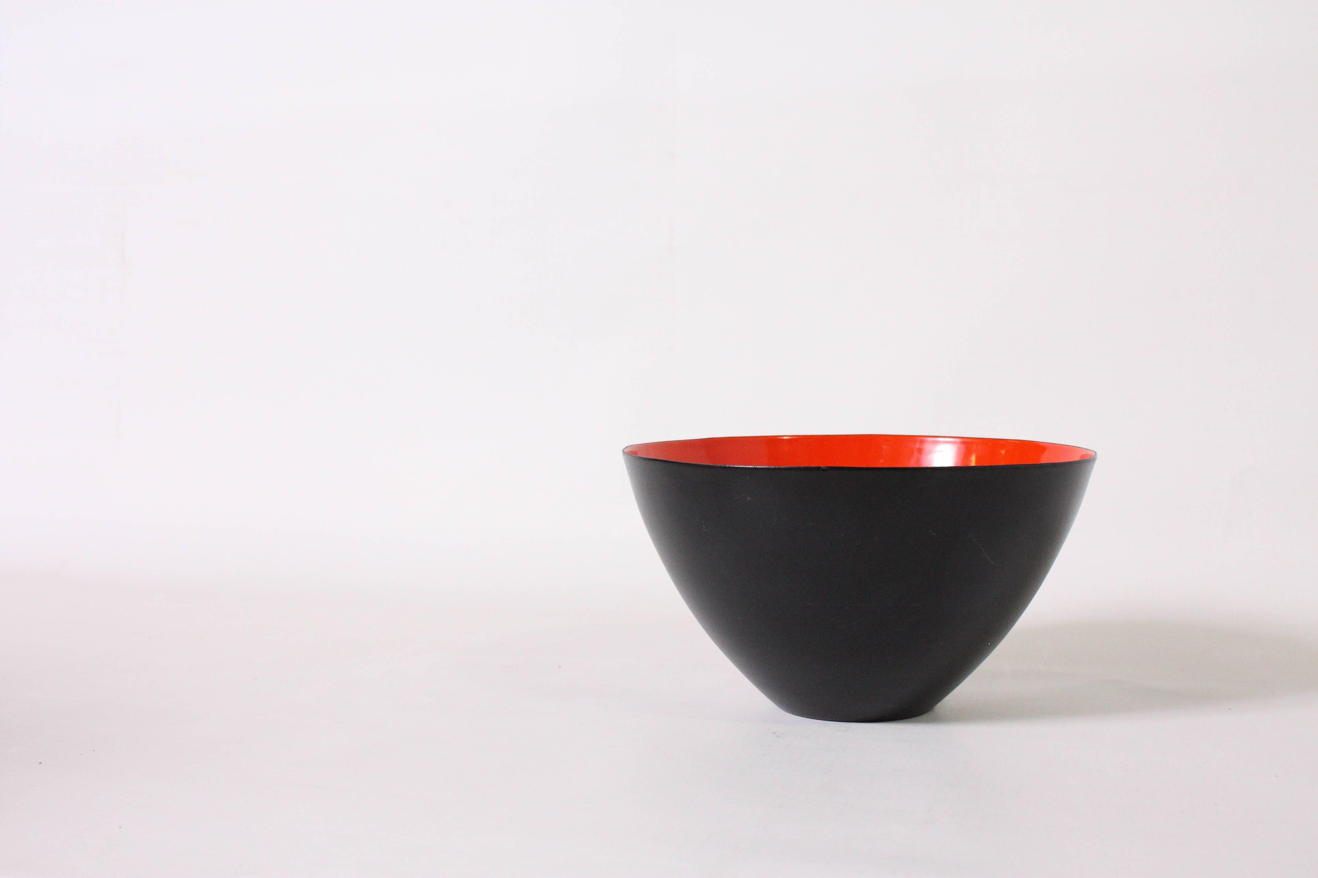 Late 20th Century Large Danish Bowl from Krenit by Herbert Krenchel