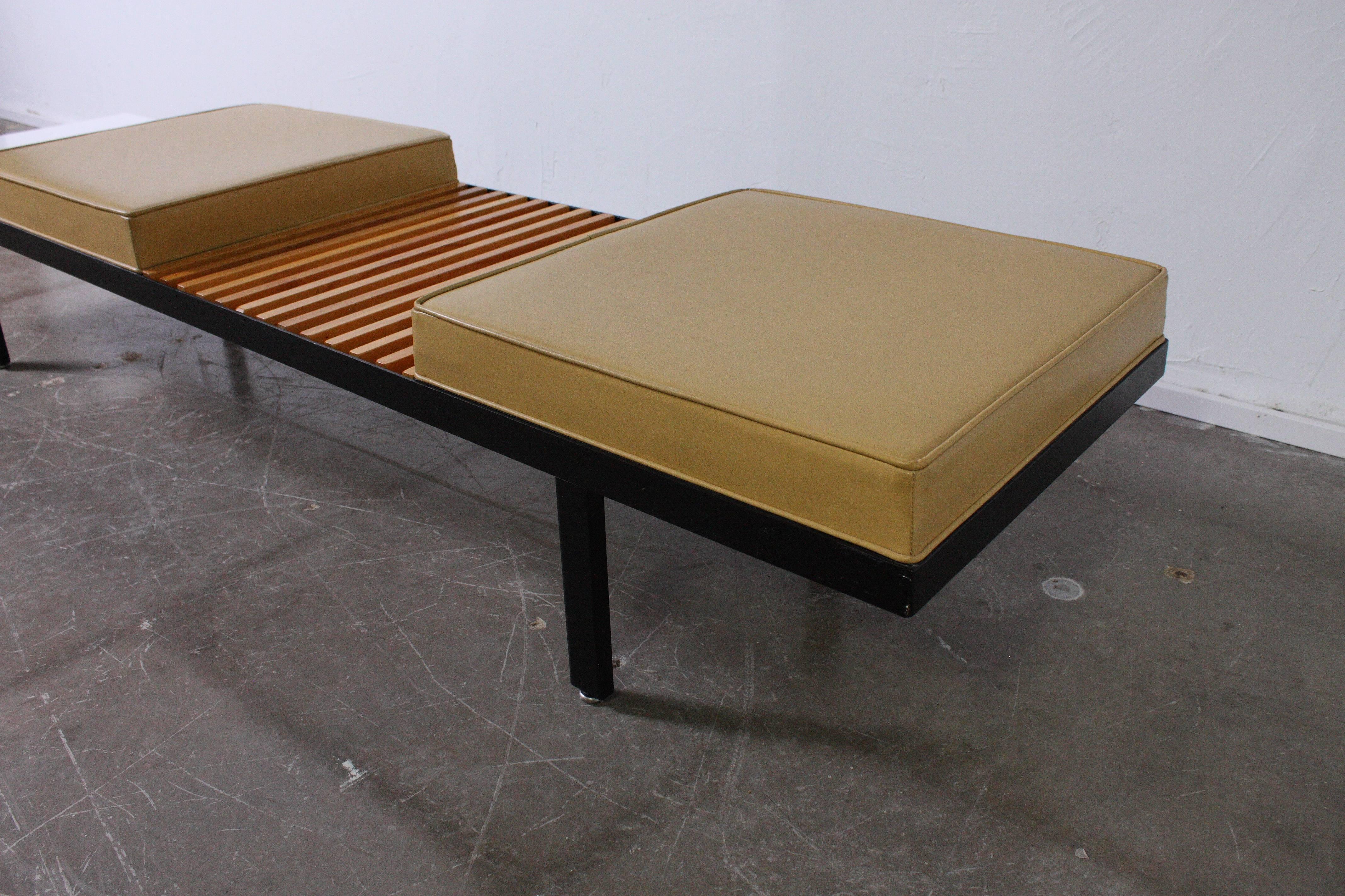 Mid-20th Century Steel Contract Bench by George Nelson for Herman Miller