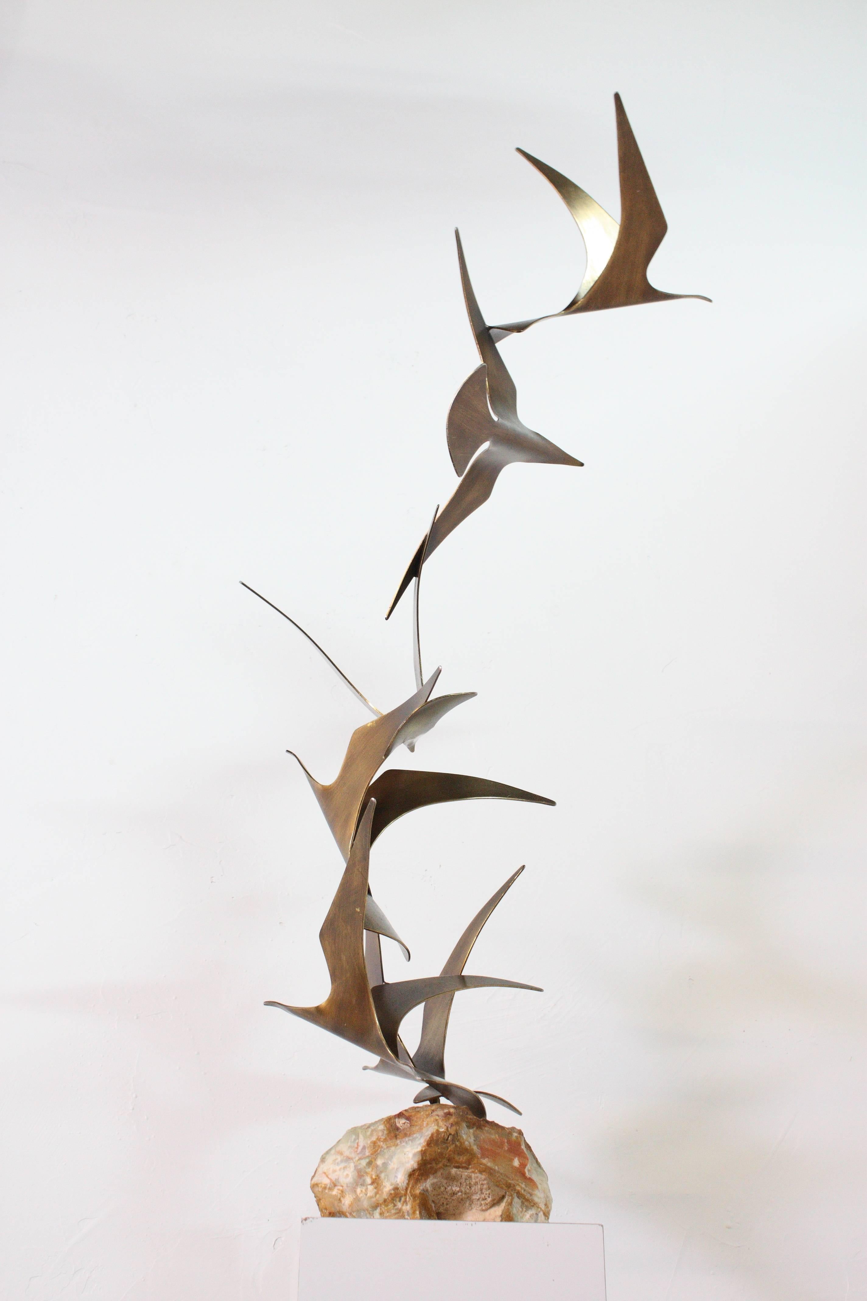 American Curtis Jere Birds Sculpture