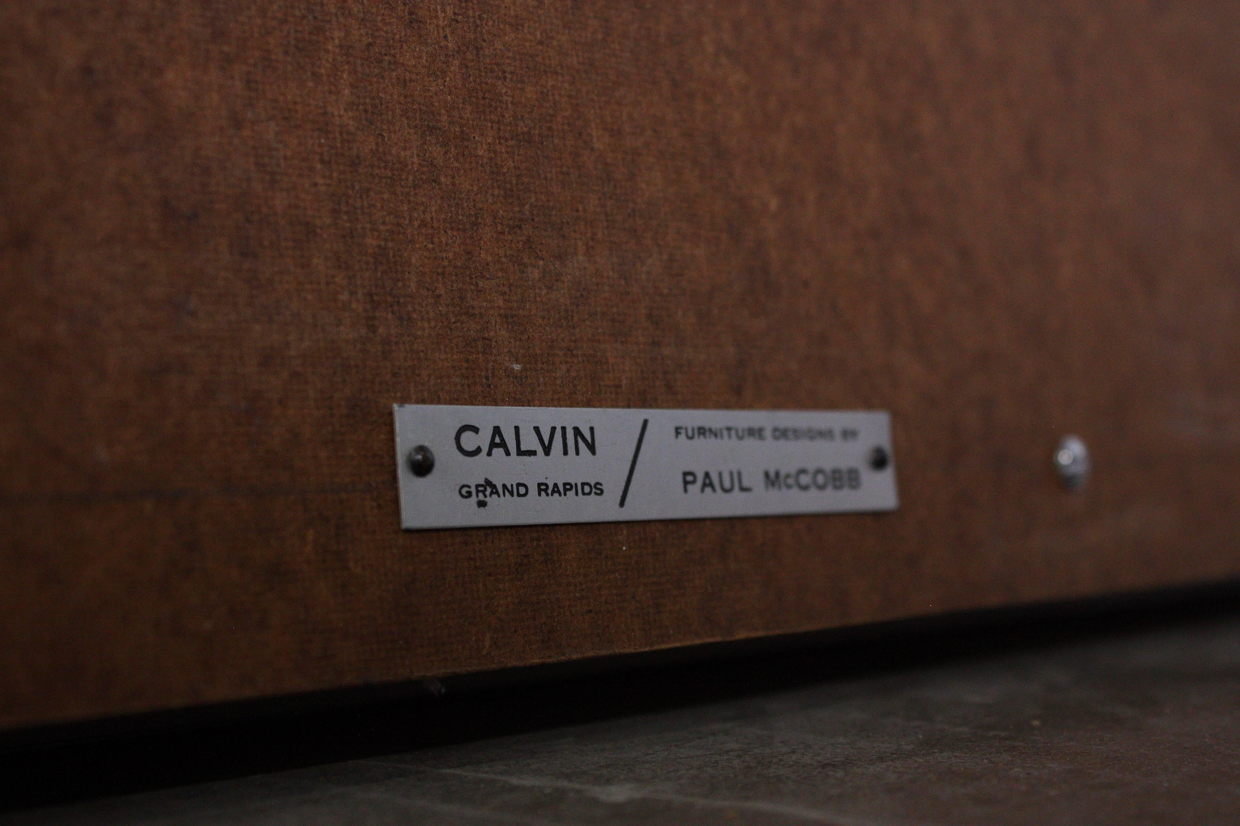 Mid-Century Modern King Size Headboard by Paul McCobb for Calvin