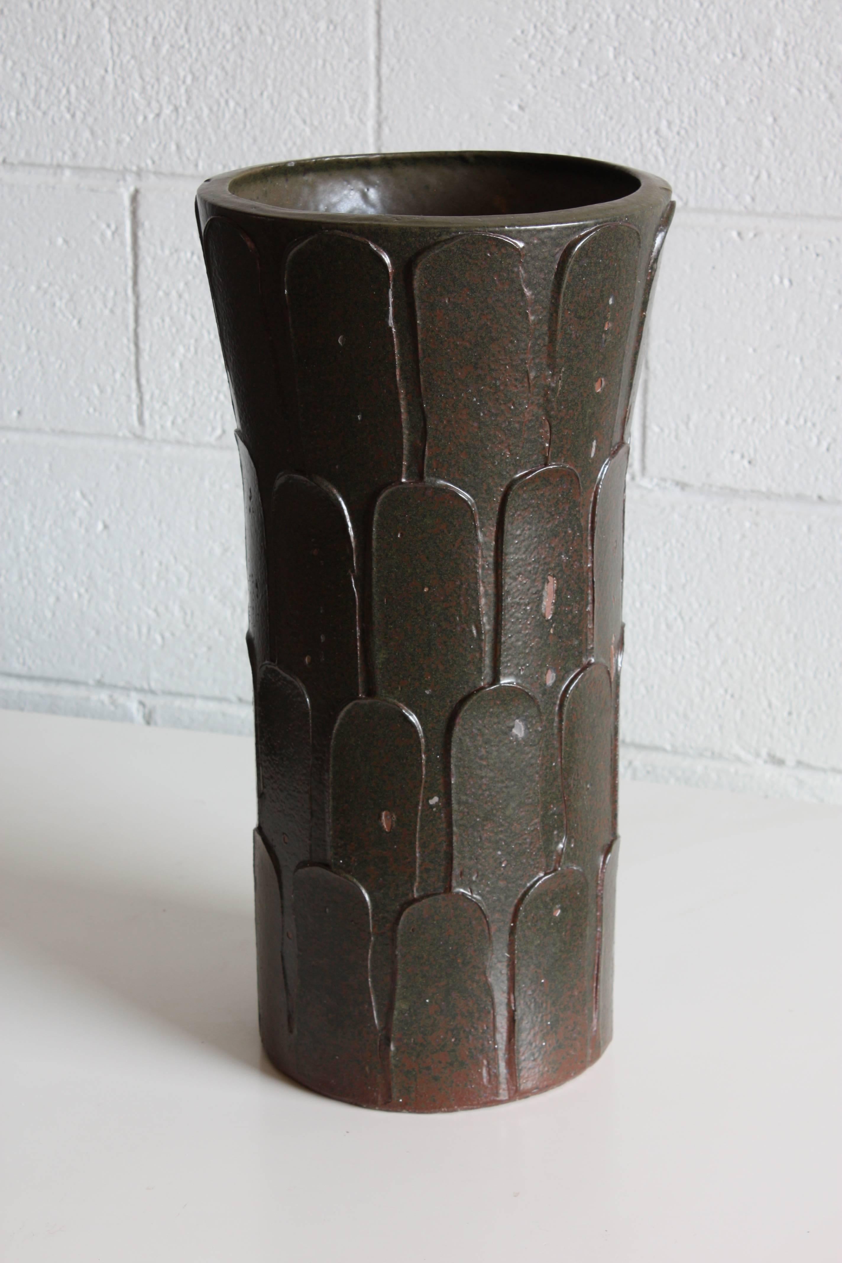 Mid-Century Modern Large Umbrella Stand or Pot by David Cressey for Architectural Pottery