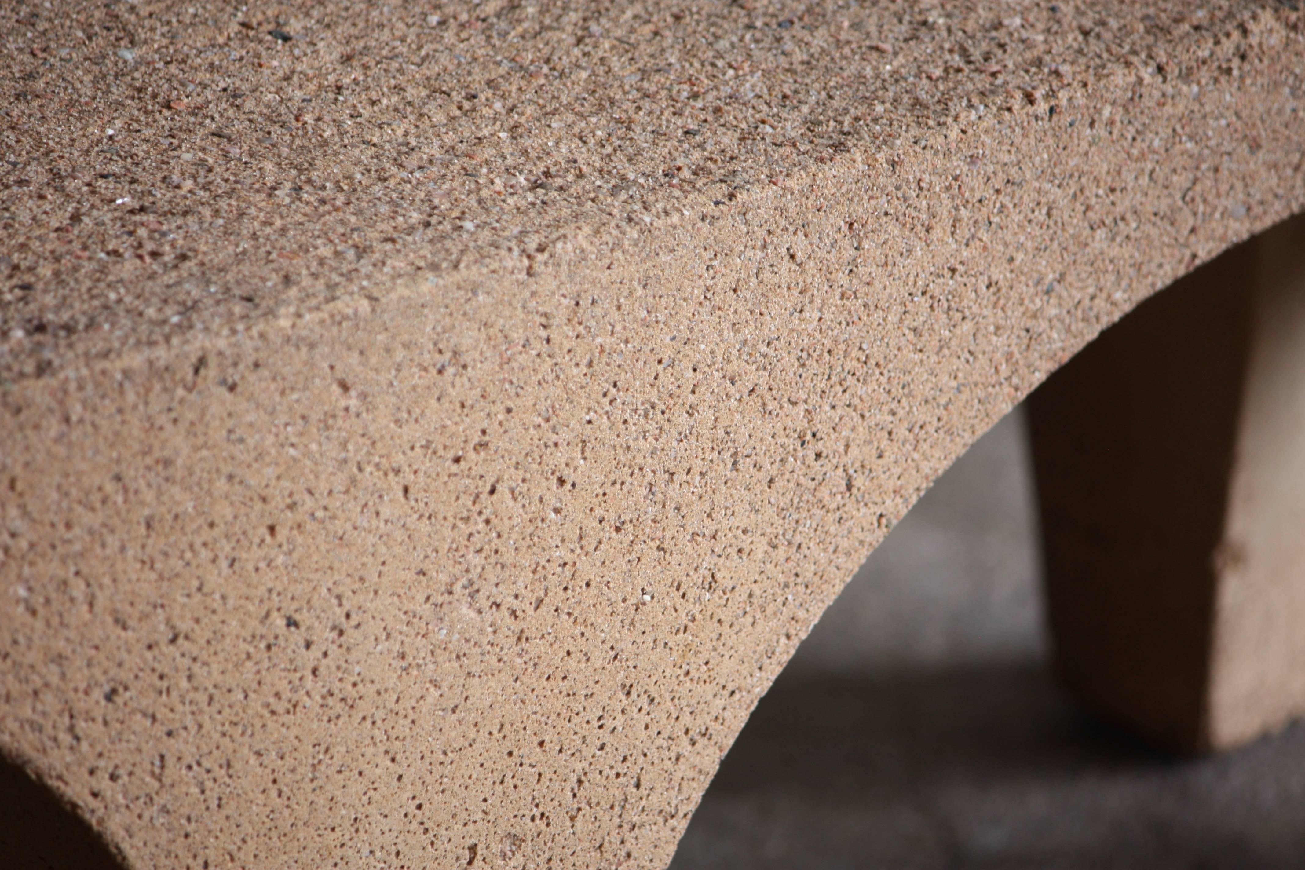 architectural precast concrete benches