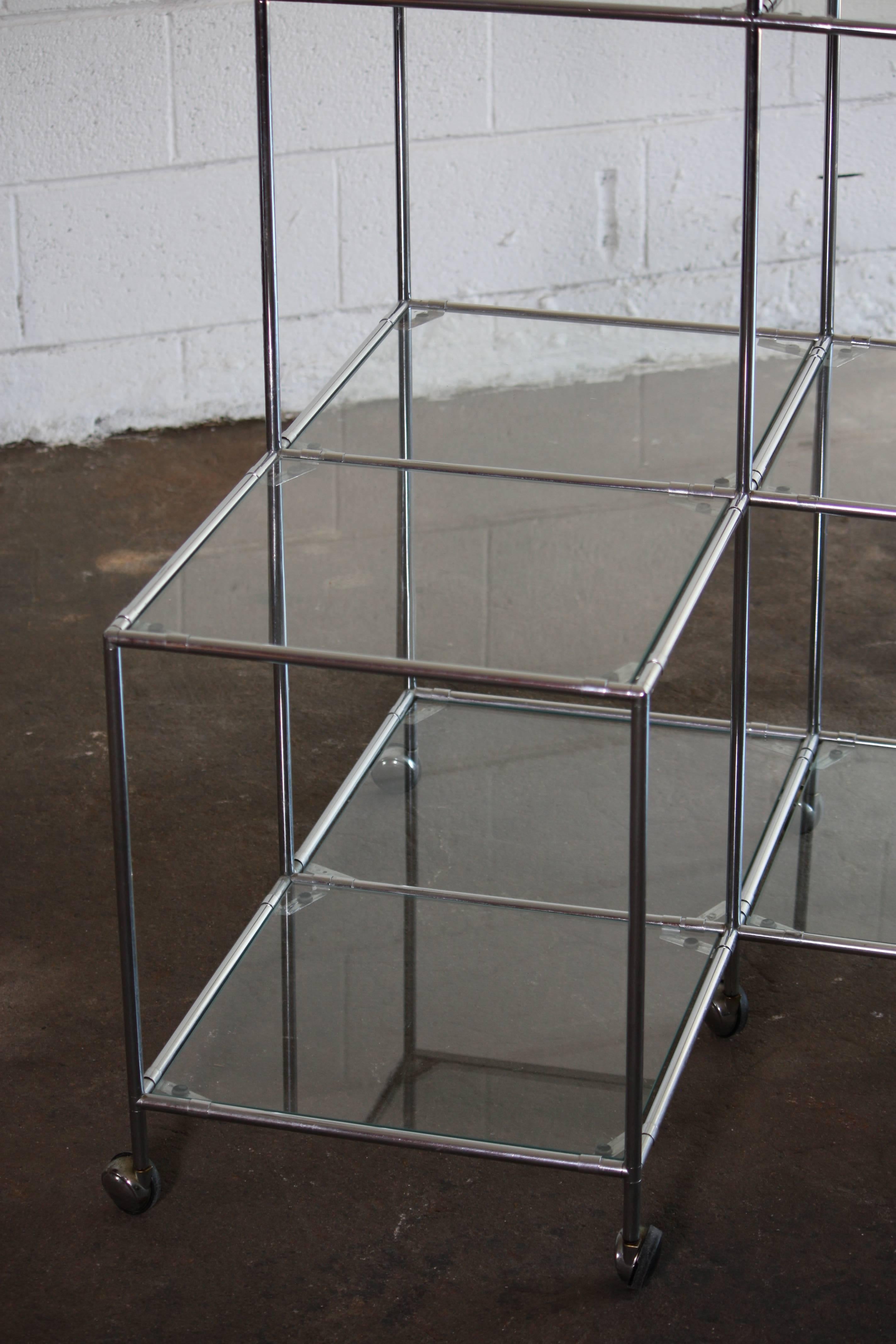 glass shelving system