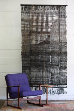 Large off Loom Weaving Fiber Art Wall Hanging
