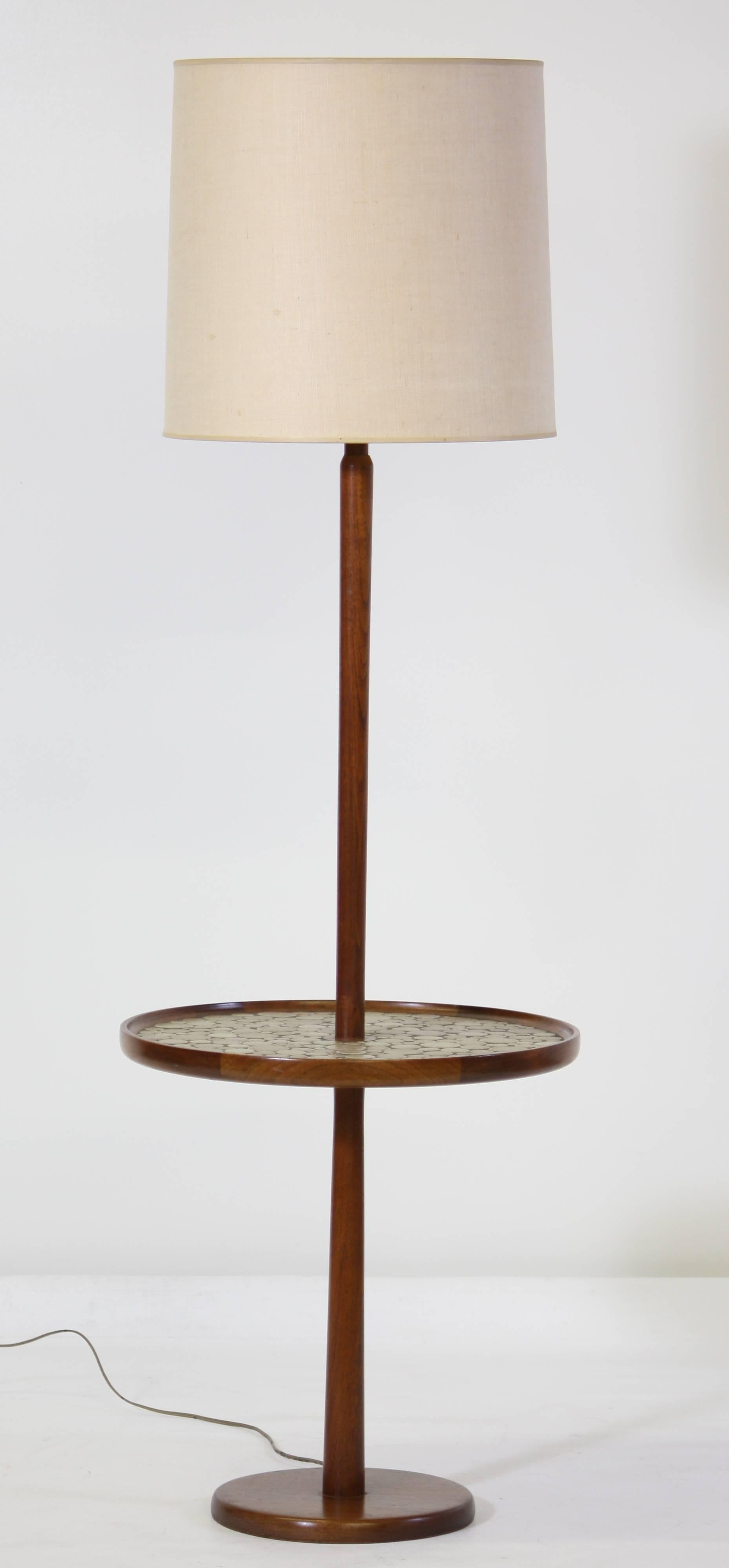 American Tile Top Table Lamp by Martz