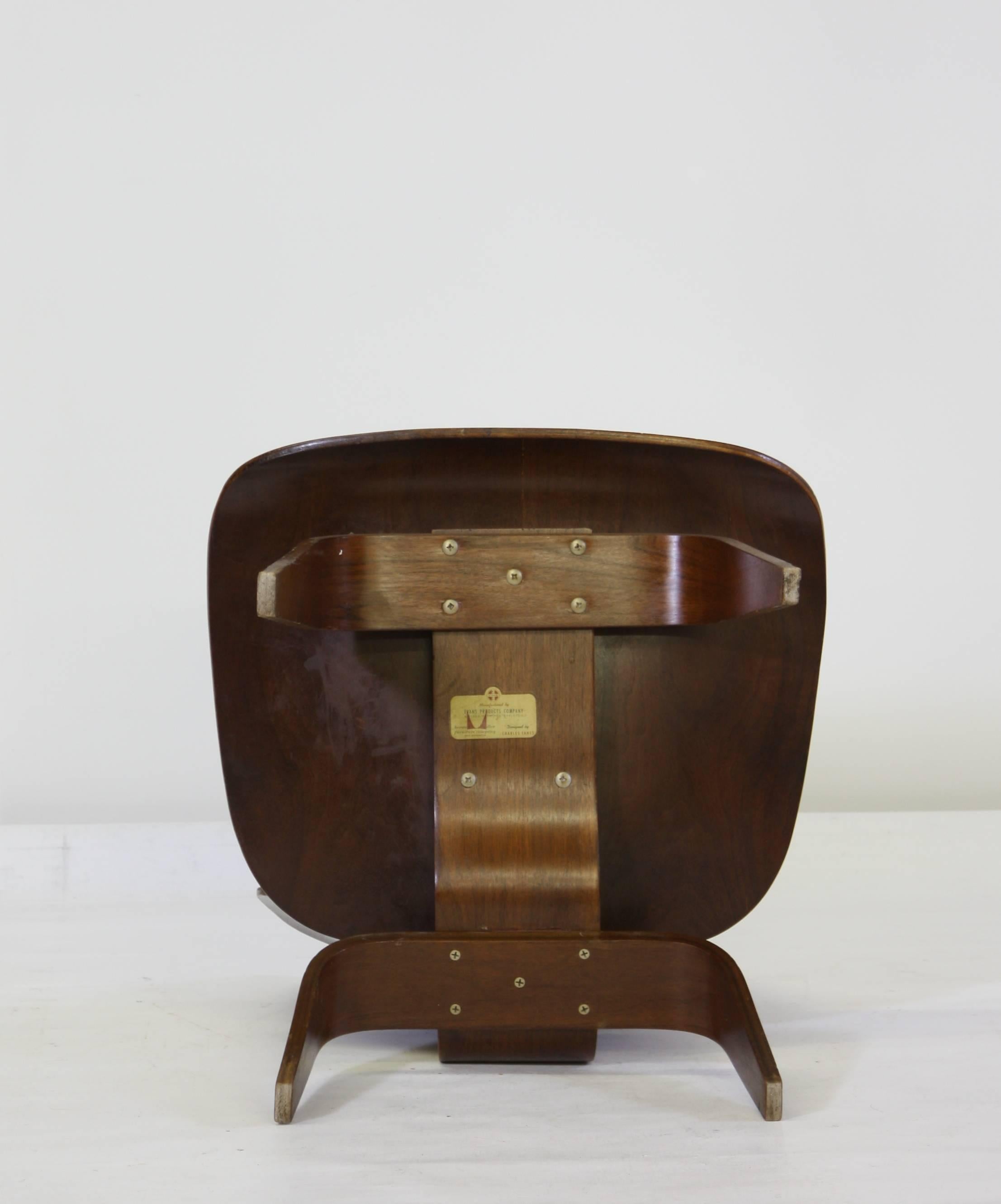 American Early Eames LCW with Evans Label For Sale