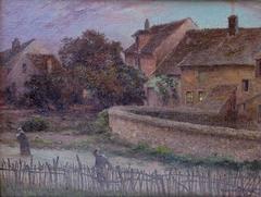 Oil Painting on Canvas, Pierre Prins, St. Evroult, Dated 1885