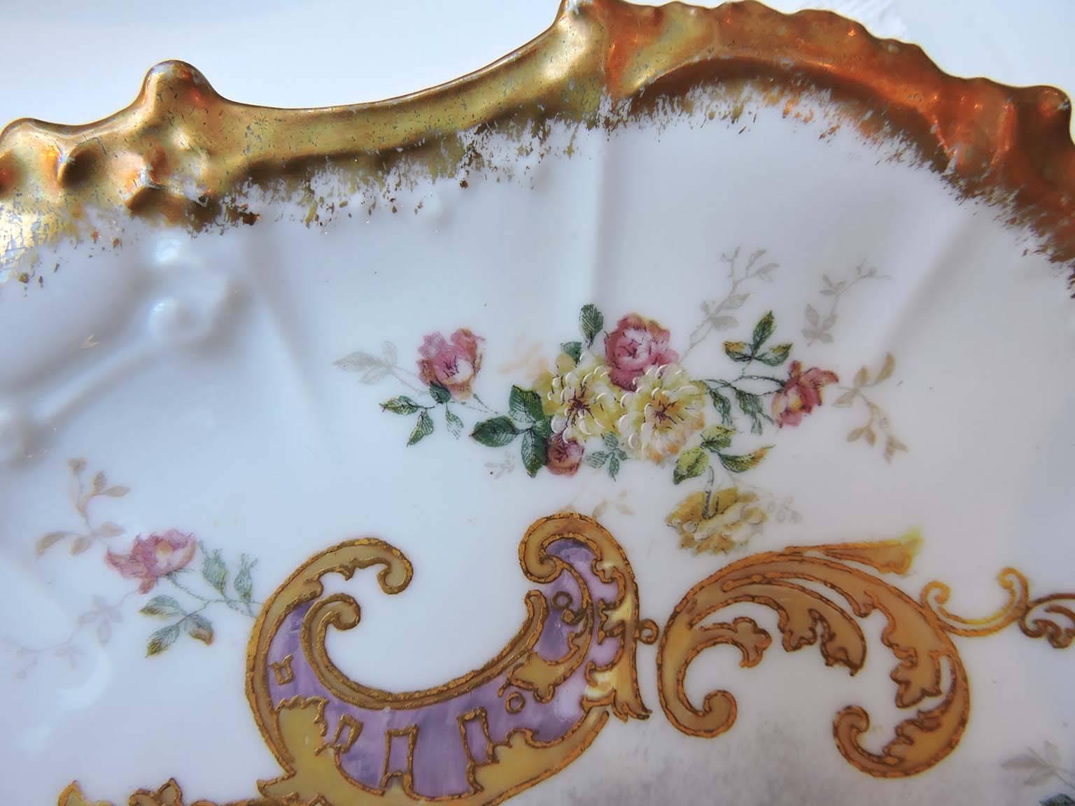 Set of 11 Limoges Plates Hand-Painted with Game Birds 3