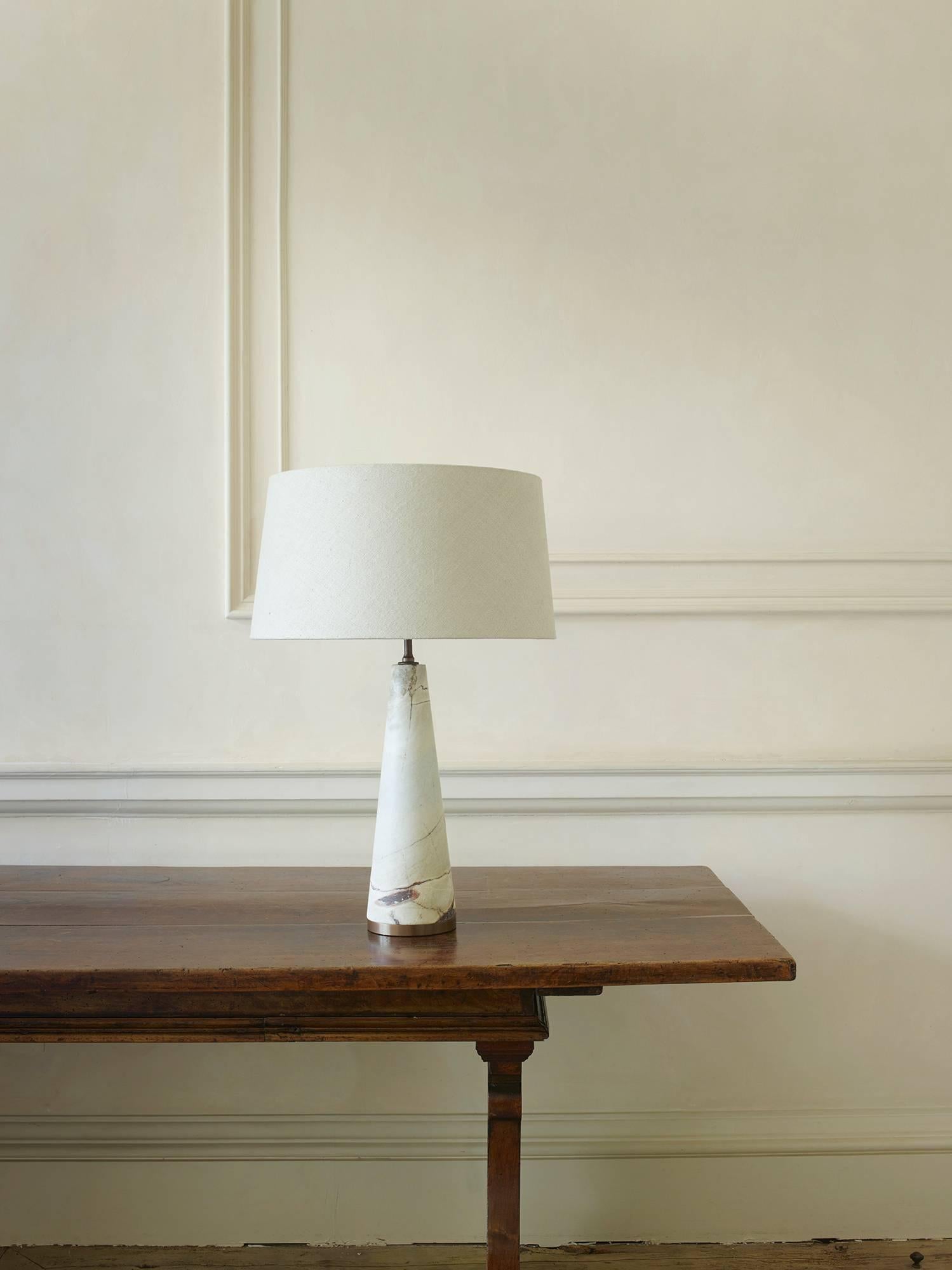 Modern Limited Edition Marble Cone Light by Rose Uniacke
