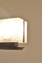 French Mid-Century Brass and Wavy Perspex Chandelier by Maison Arlus