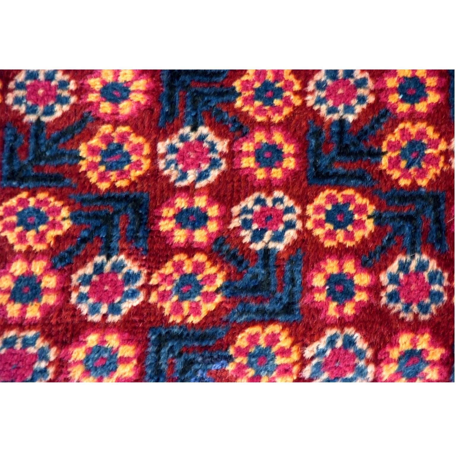 East Turkestani  20th Century Samarkand Carpet  For Sale