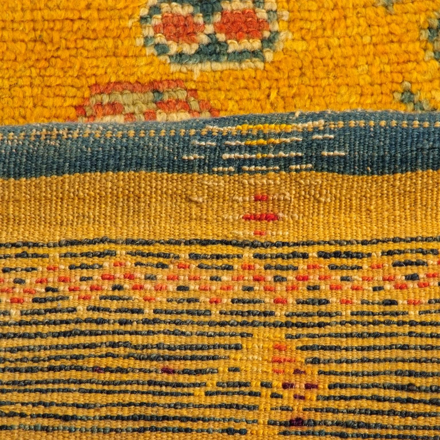 20th Century Taznakht Moroccan Wool Carpet  For Sale 1