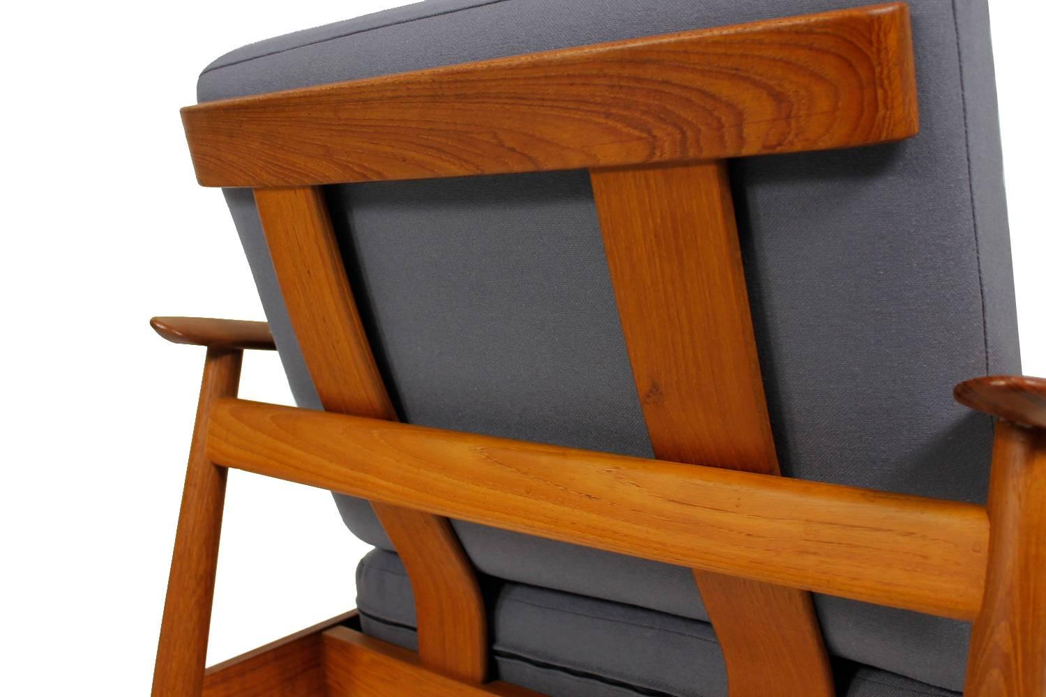 Beautiful Pair of 1960s Arne Vodder Teak Easy Chairs Mod. 164, Danish Modern In Excellent Condition In Hamminkeln, DE
