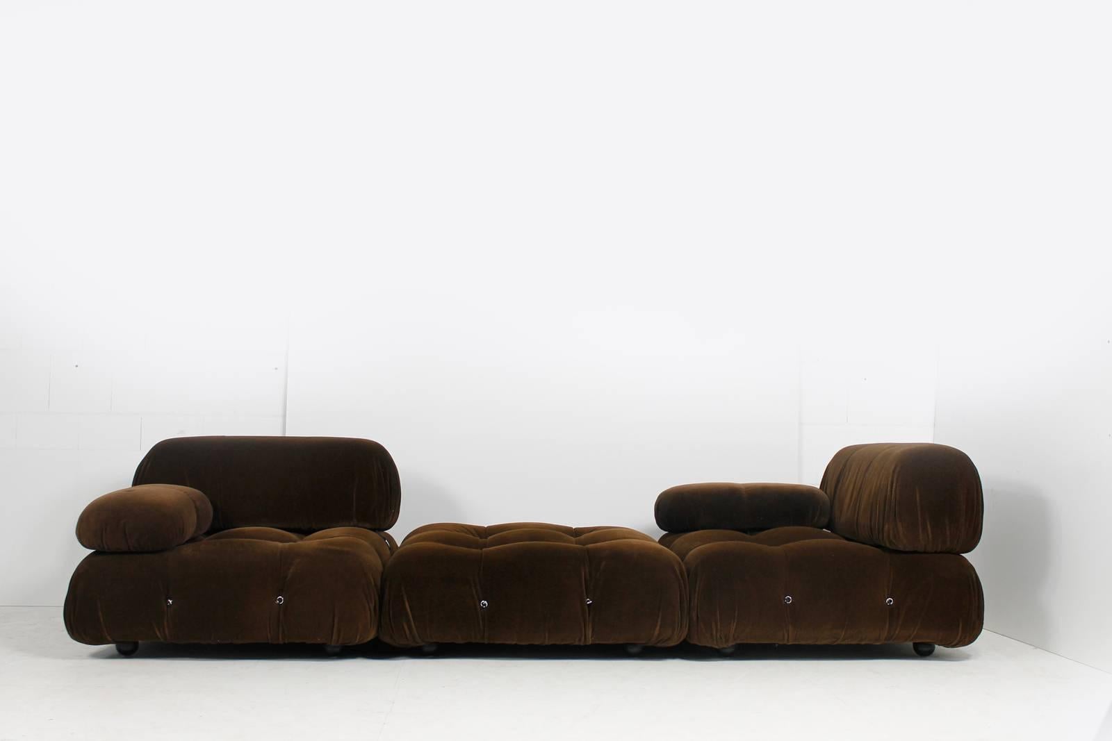mario bellini sofa brown