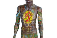 Unique Painted 1970s Lifesize Artist Display Mannequin Fine Art Male