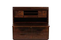Beautiful 1960s Erling Torvits Secretary Rosewood and Brass Mid-Century Desk