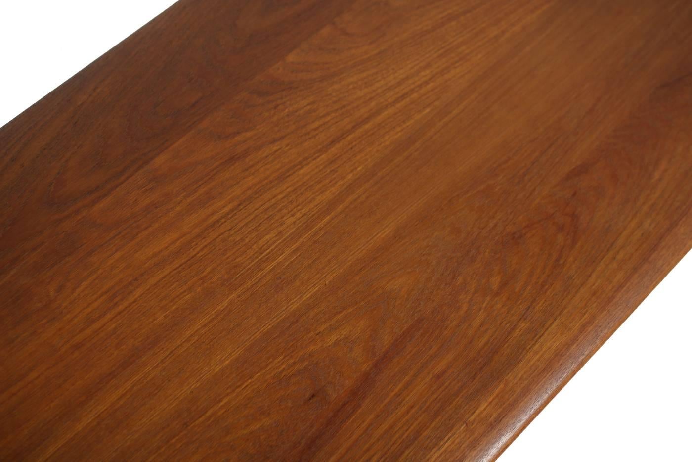 Danish 1960s Peter Hvidt & Orla Mølgaard Nielsen Teak Coffee Table for France & Son For Sale