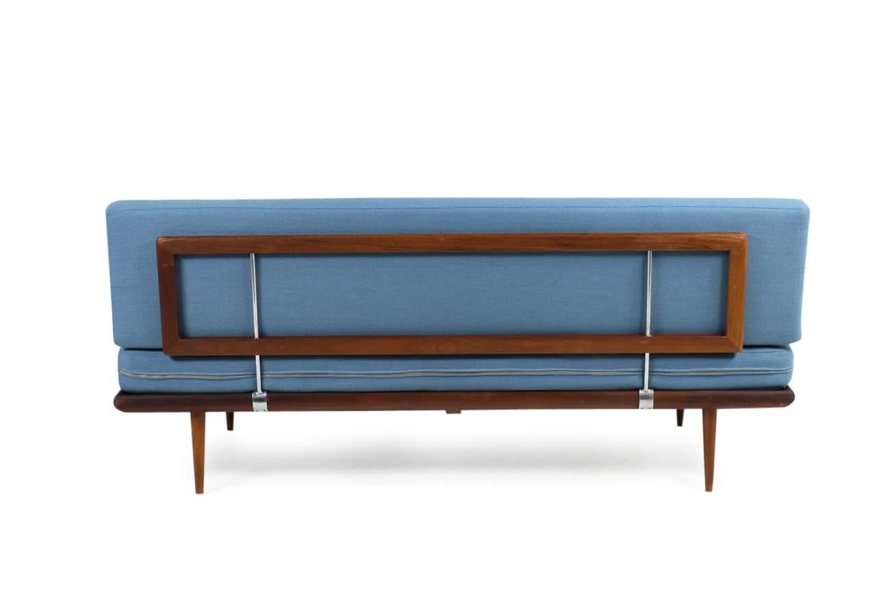 Dänisches modernes Teakholz-Sofa der 1960er Jahre von Peter Hvidt & Orla Mlgaard Nielsen, Dänemark 1
