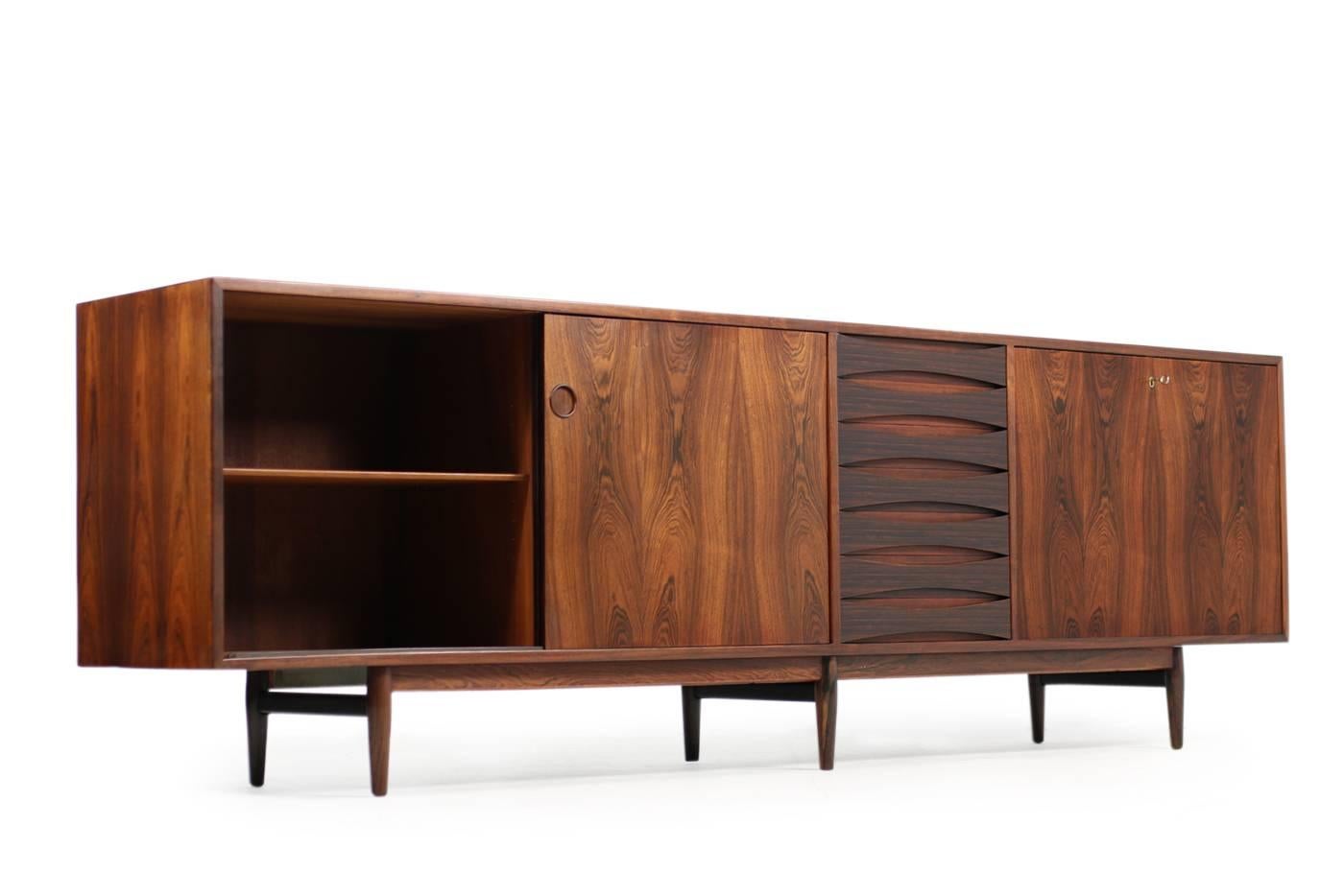 Wood Amazing 1960s Arne Vodder Sideboard Mod. 29a for Sibast Danish Modern For Sale