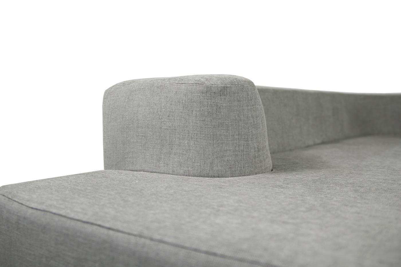 Mid-Century Modern Beautiful 1960s Landscape Seating, Sofa Mod. Lara by Pamio, Massari & Toso, Grey