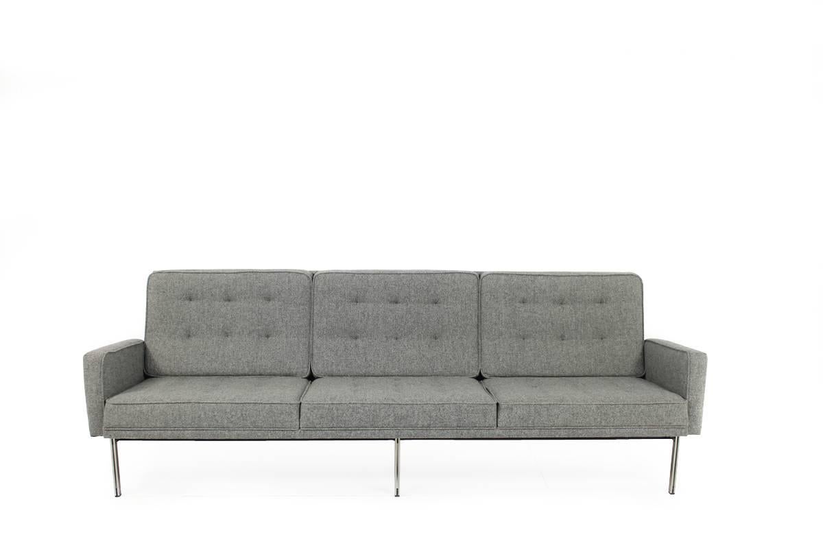 Florence Knoll Parallel Bar Lounge Sofa Mod. 57 Mid-Century Modern, 1959 In Excellent Condition In Hamminkeln, DE