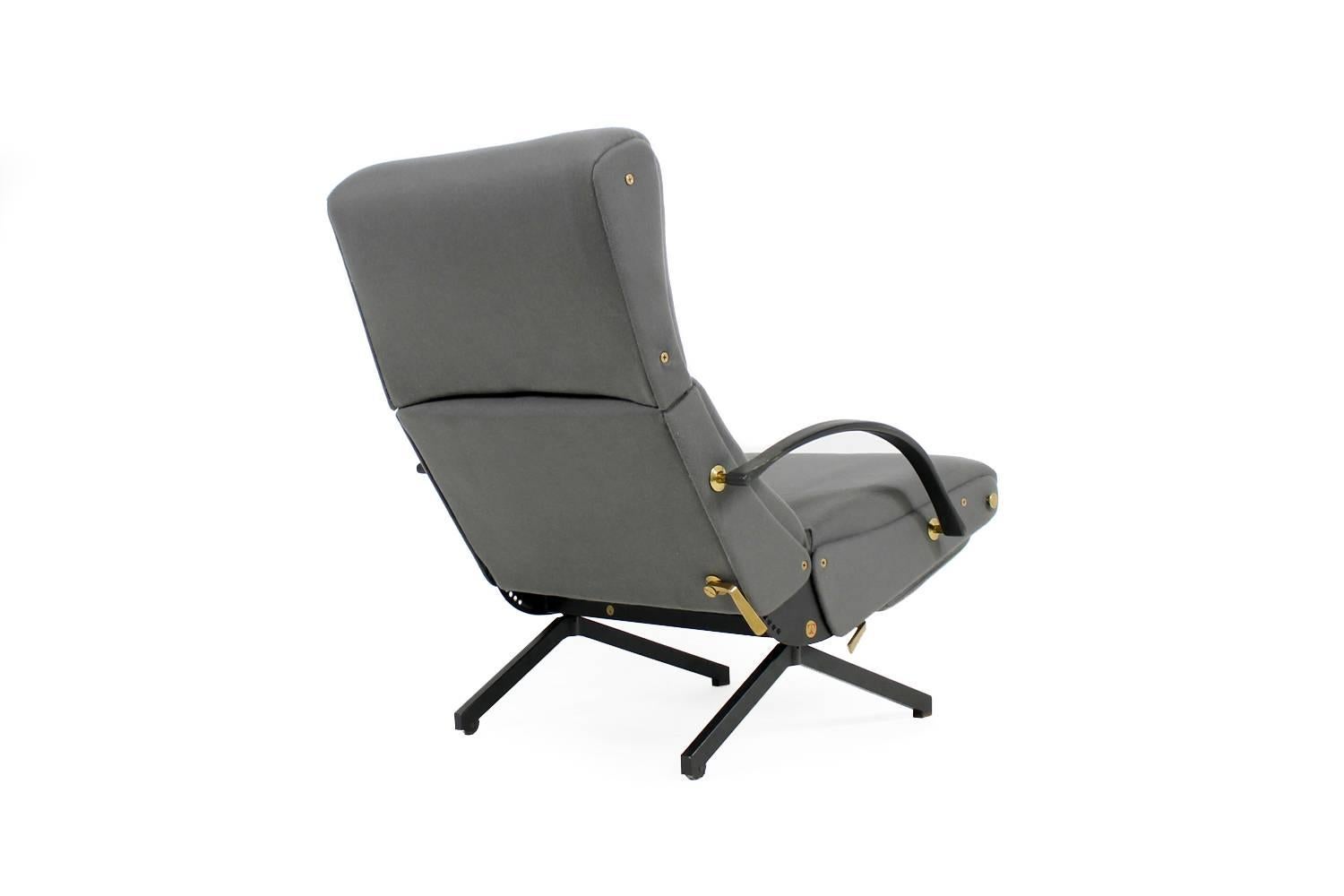 Beautiful 1960s Osvaldo Borsani P40 Lounge Chair Tecno Italy, Mid-Century Modern In Excellent Condition In Hamminkeln, DE
