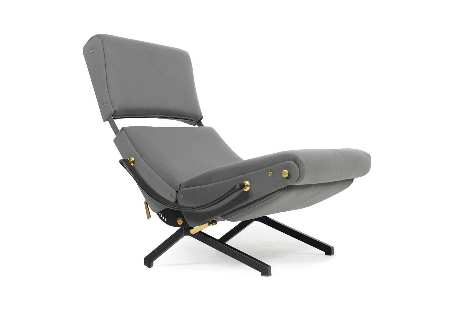 Mid-20th Century Beautiful 1960s Osvaldo Borsani P40 Lounge Chair Tecno Italy, Mid-Century Modern