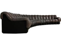Vintage De Sede DS 600 "Non Stop" Lounge Sofa from 1973 by Ueli Berger