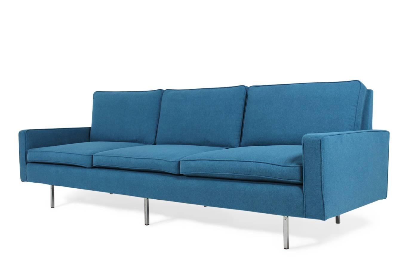 Fabric Beautiful Mid-Century Florence Knoll Sofa Mod. 25 BC Knoll International, 1949