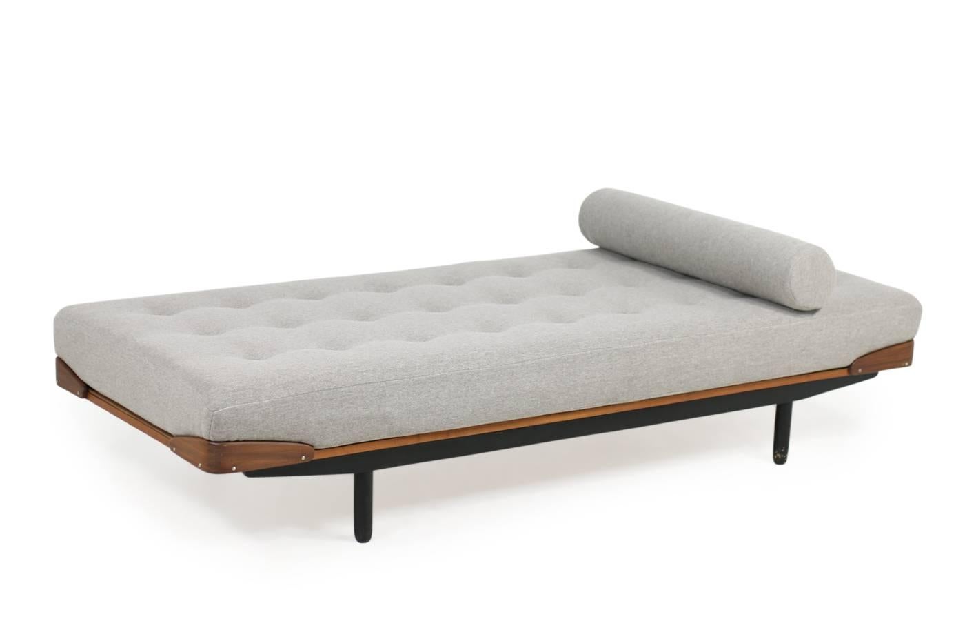 Mid-20th Century Super Rare 1960s Teak Daybed Made in Norway by Asko New Upholstery Sofa