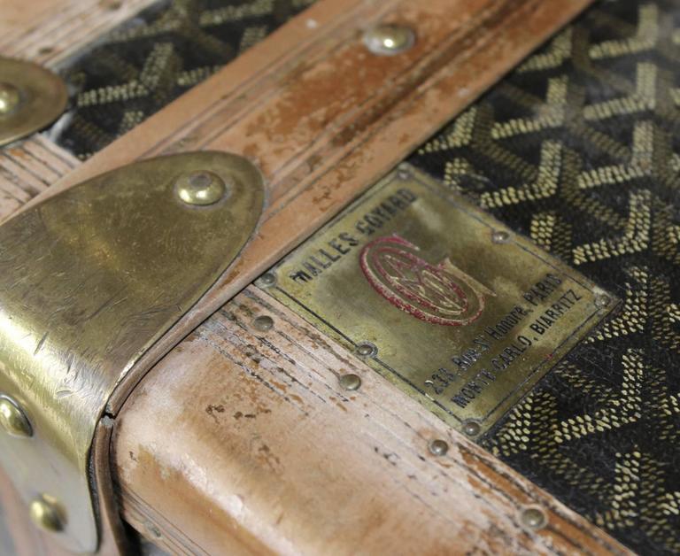 Extremely Rare Goyard Cabin Trunk For Sale at 1stDibs